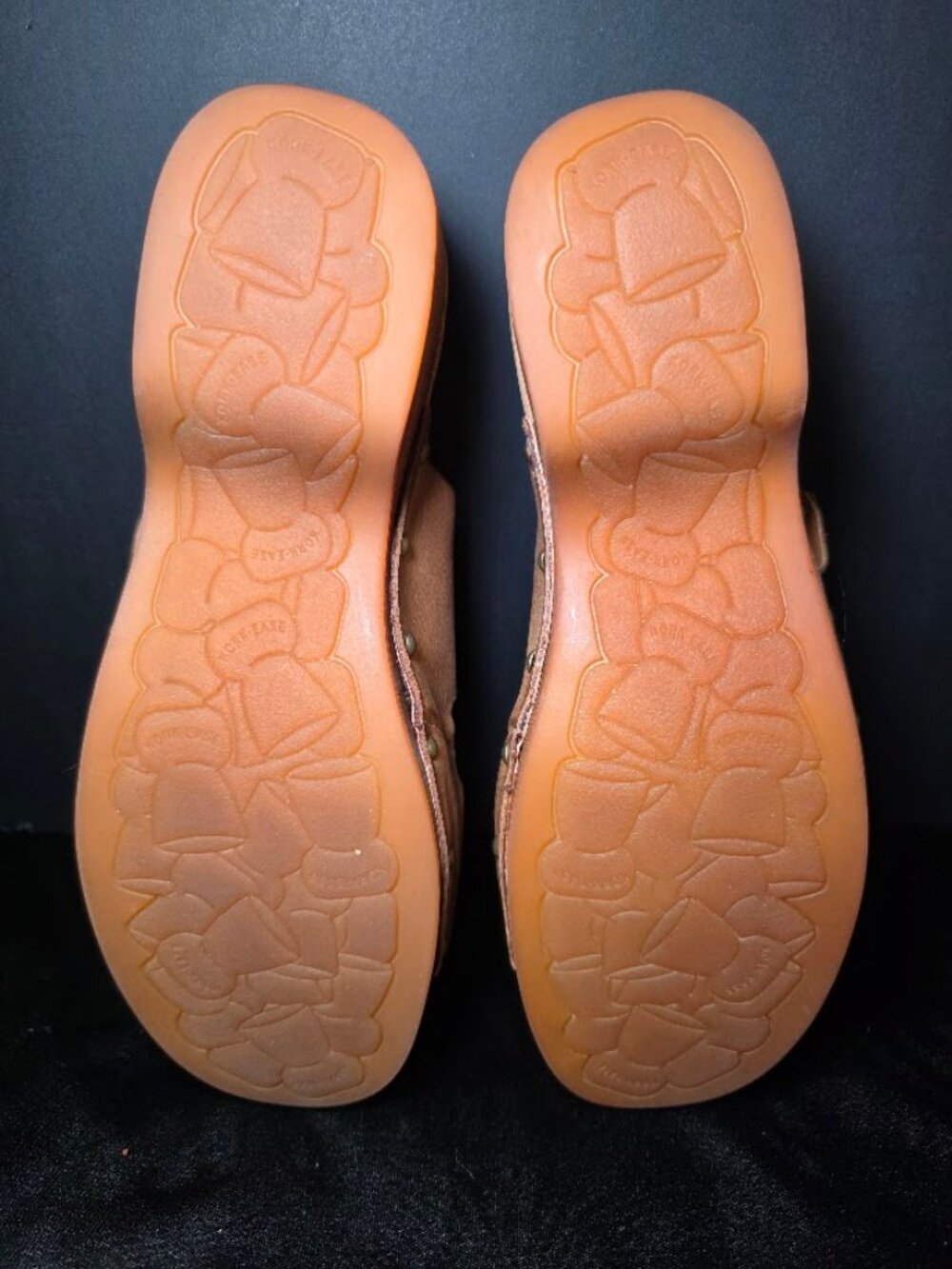Kork-Ease Saffron Slide Leather Sandal Cork Woodgrain 9 - Picture 11 of 11